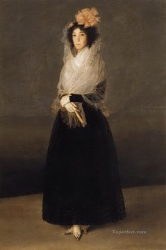 フランシスコ・ゴヤ Painting - カルピオ伯爵夫人フランシスコ・デ・ゴヤの肖像